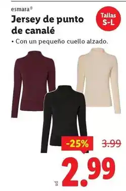 Ocine Esmara - jersey de punto de canalé oferta