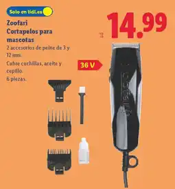 Lidl ZOOFARI Cortapelos para mascotas oferta