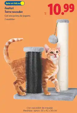 Lidl ZOOFARI Torre rascador oferta