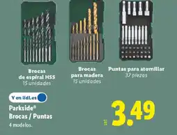 Lidl PARKSIDE Brocas / Puntas oferta
