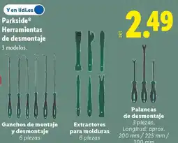 Lidl PARKSIDE Herramientas de desmontaje oferta