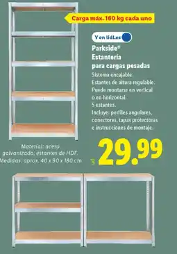 Lidl PARKSIDE Estantería para cargas pesadas oferta