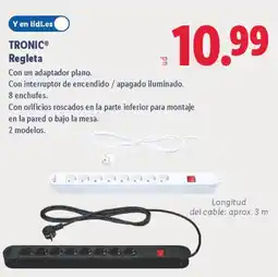 Lidl TRONIC Regleta oferta