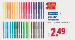 Lidl CRELANDO Rotuladores oferta