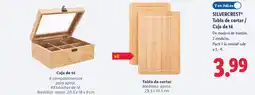 Lidl SILVERCREST Tabla de cortar / Caja de té oferta