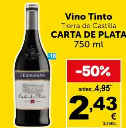 Masymas Carta de plata - vino tinto oferta