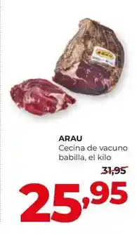 Alimerka Arau - cecina de vacuno babilla oferta