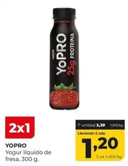 Alimerka Yopro - yogur líquido de fresa oferta
