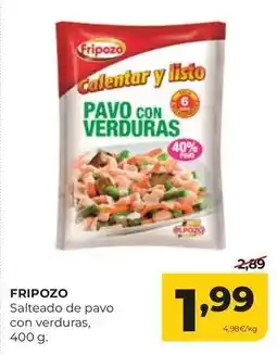 Alimerka Fripozo - salteado de pavo con verduras oferta