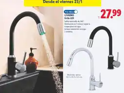 Lidl LIVARNO Grifo LED oferta