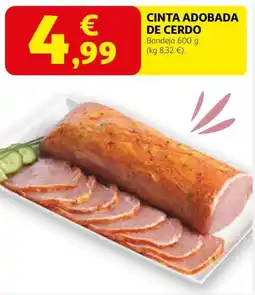 Alcampo Cinta adobada de cerdo oferta