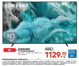 Worten SAMSUNG Tv tq85q7faauxxc oferta