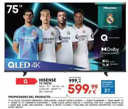 Worten HISENSE TV 75E7Q oferta