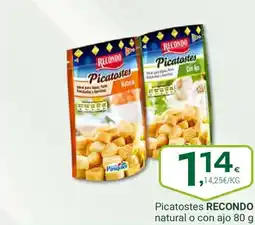 Supermercados Dani RECONDO Picatostes natural o con ajo oferta