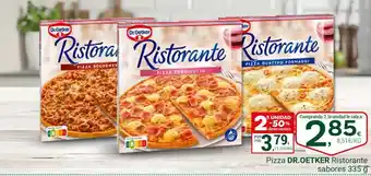 Supermercados Dani DR. OETKER Pizza Ristorante sabores oferta