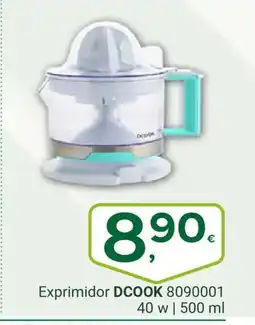 Supermercados Dani DCOOK Exprimidor 8090001.40 w oferta