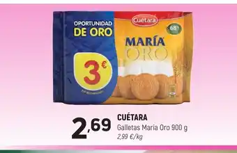 Coviran CUÉTARA Galletas María Oro oferta
