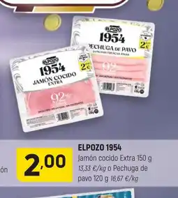 Coviran ELPOZO 1954 Jamón cocido Extra o Pechuga de pavo oferta