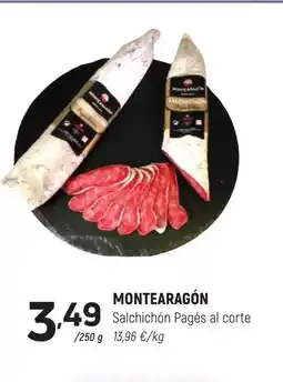 Coviran MONTEARAGÓN Salchichón Pagés al corte oferta