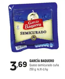 Coviran GARCÍA BAQUERO Queso semicurado cuña oferta