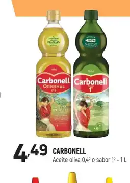 Coviran CARBONELL Aceite oliva 0,4° o sabor 1° oferta