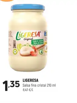 Coviran LIGERESA Salsa fina cristal oferta