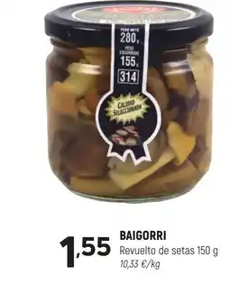 Coviran BAIGORRI Revuelto de setas oferta