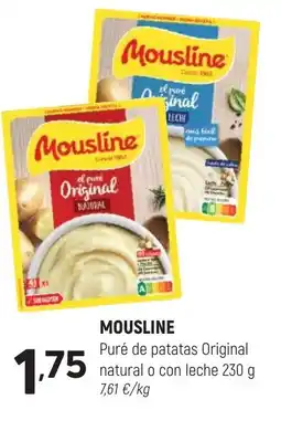 Coviran MOUSLINE Puré de patatas Original natural o con leche oferta
