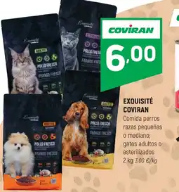 Coviran EXQUISITÉ COVIRAN Comida perros razas pequeñas o mediano; gatos adultos o esterilizados oferta