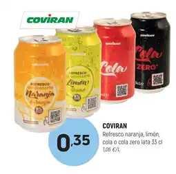 Coviran COVIRAN Refresco naranja, limón, cola o cola zero lata oferta