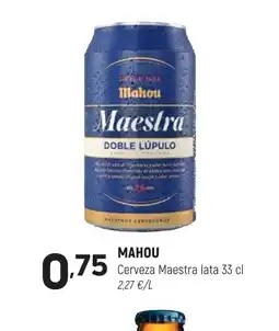 Coviran MAHOU Cerveza Maestra lata oferta
