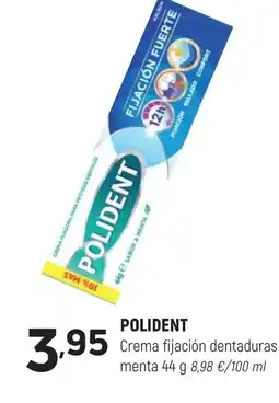 Coviran POLIDENT Crema fijación dentaduras menta oferta