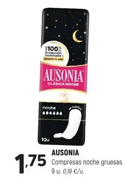 Coviran AUSONIA Compresas noche gruesas oferta