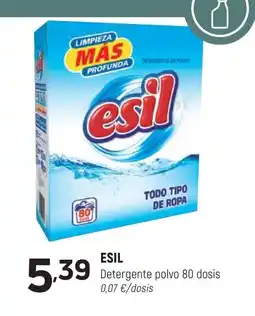 Coviran ESIL Detergente polvo 80 dosis oferta
