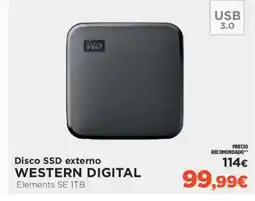 El Corte Inglés WESTERN DIGITAL Disco SSD externo oferta