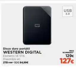 El Corte Inglés WESTERN DIGITAL Disco duro portátil oferta