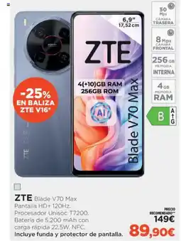 El Corte Inglés ZTE Blade V70 Max oferta