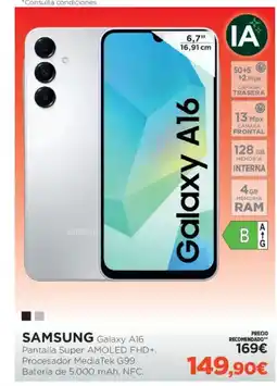 El Corte Inglés SAMSUNG Galaxy A16 oferta