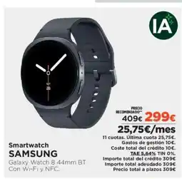 El Corte Inglés SAMSUNG Smartwatch oferta