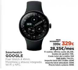 El Corte Inglés GOOGLE Smartwatch oferta