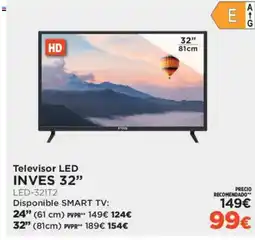 El Corte Inglés INVES 32" Televisor LED oferta