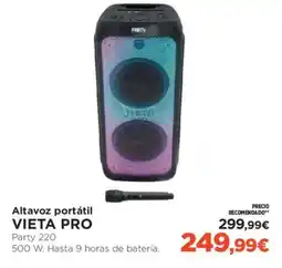 El Corte Inglés VIETA PRO Altavoz portátil oferta