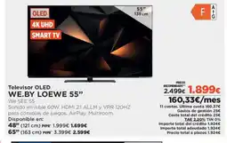 El Corte Inglés WE.BY LOEWE 55" Televisor OLED oferta