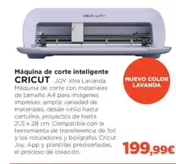 El Corte Inglés CRICUT Máquina de corte inteligente oferta