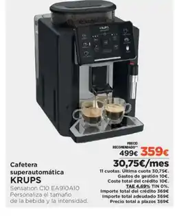 El Corte Inglés KRUPS Cafetera superautomática oferta