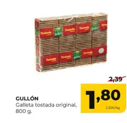 Alimerka GULLÓN Galleta tostada original oferta
