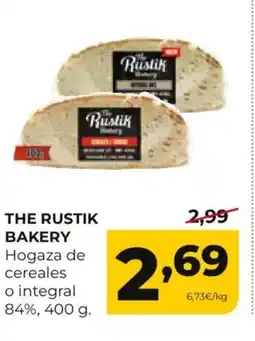 Alimerka THE RUSTIK BAKERY Hogaza de cereales o integral 84%. oferta
