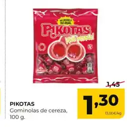 Alimerka PIKOTAS Gominolas de cereza oferta