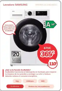 Mi electro SAMSUNG Lavadora oferta