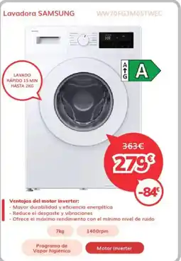 Mi electro SAMSUNG Lavadora oferta